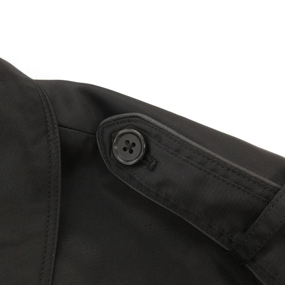 ミスタージュンコ Mr.JUNKO 中綿トレンチコート ロング 裏ドット柄 L