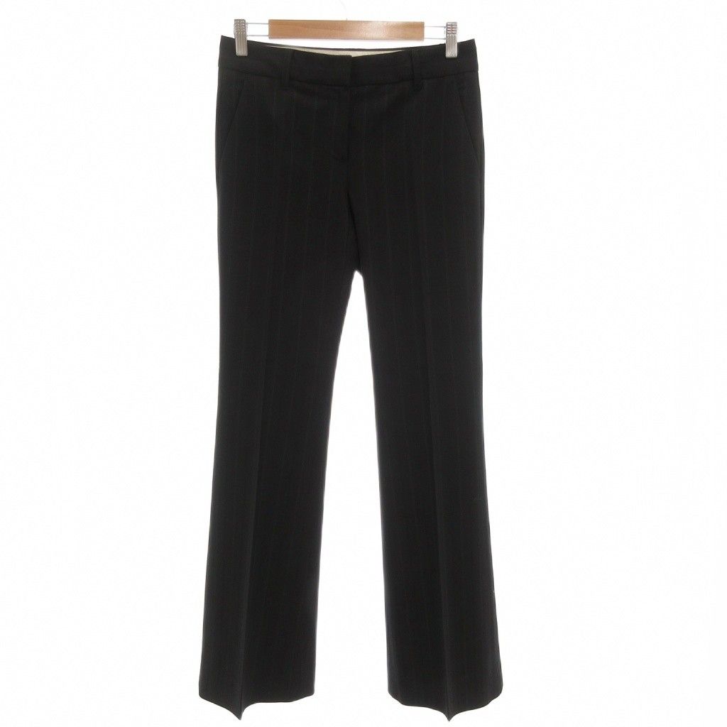 セオリー Theory フレアパンツ スラックス センタープレス ストライプ