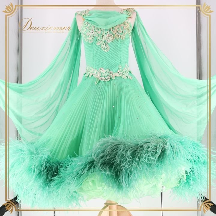 社交ダンス 衣装 スタンダードドレス ワンピース ドレス スタンダード