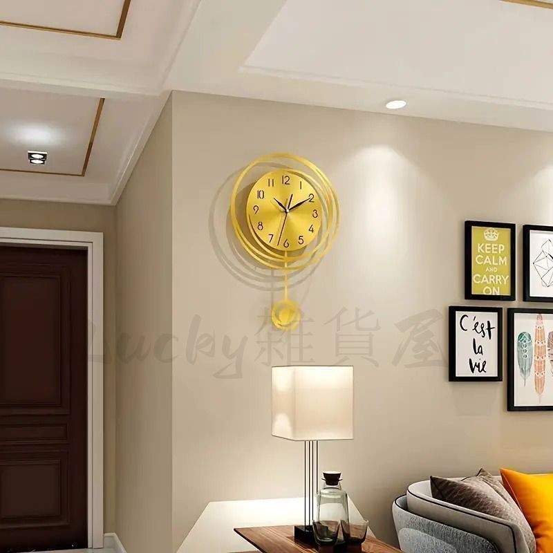 インテリア雑貨 オーナメント 壁掛け時計 ウォールクロック 振り子