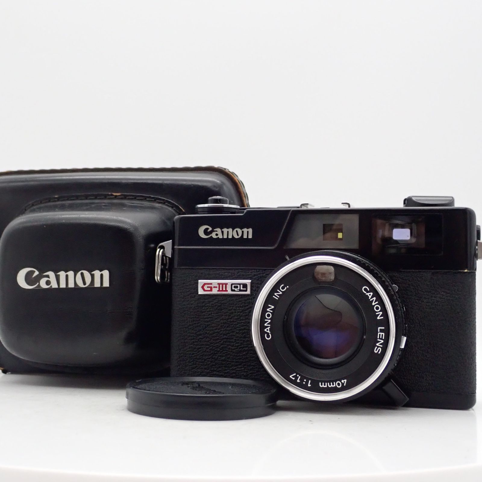 美品 Canon Canonet QL17 G-III G3 ブラックペイント 40mm f1.7 レンジ