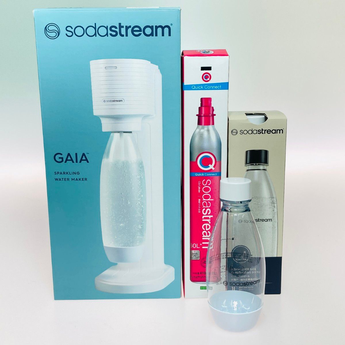 【未使用品】ソーダストリーム GAIA (ガイア) スターター 特別パッケージ ソーダストリーム SodaStream / GAIA (ガイア) スターター 特別パッケージ