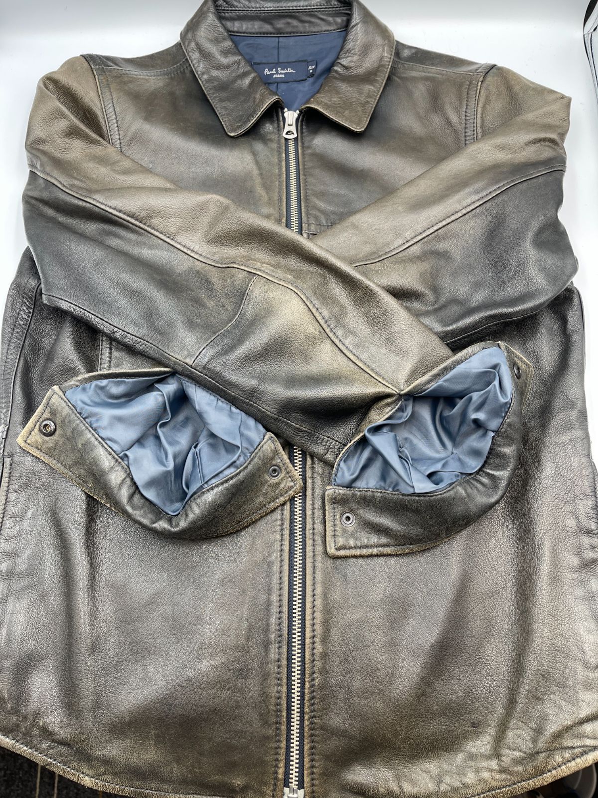 Paul Smith JEANS ポールスミス ジーンズ 羊革 レザージャケット M