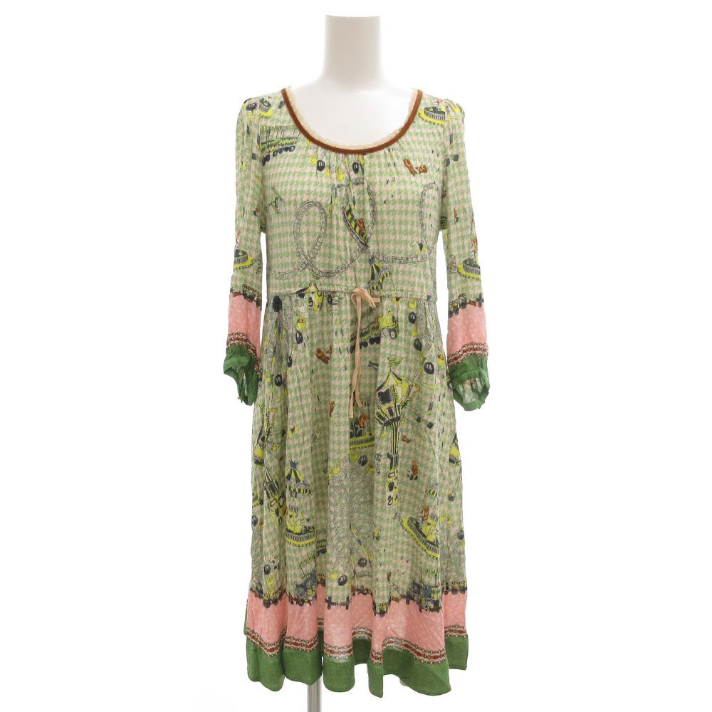 ★★売約済み★★　フランシュリッペ シェリーラファム 刺繍ノースリーブワンピース フランシュリッペ franche lippee cherir la femme ワンピース ひざ丈