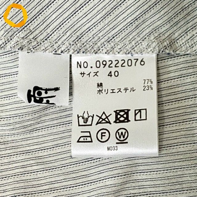 anc ジウ センソユニコ 慈雨 Sensounico シャツ・ブラウス 40 薄グレー