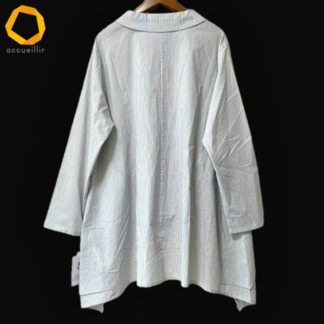 やすやす！ 美品 慈雨 センソユニコ シャツ ブラウス グレー anc ジウ