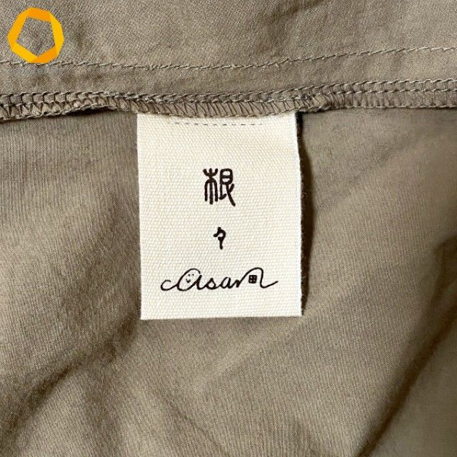 anc 群言堂 根々 グンゲンドウ チュニック カーキ系 石見銀山