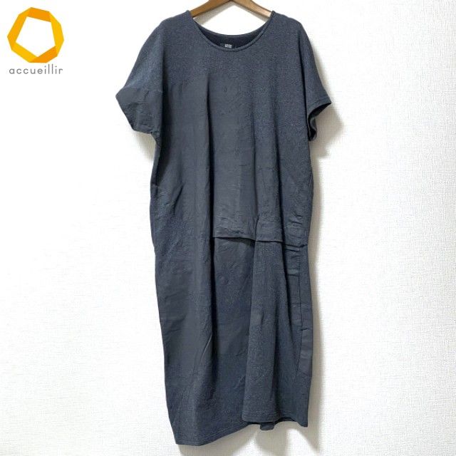 snc モユルセンソユニコ 萌 sensounico ワンピース 40 グレー ドルマン