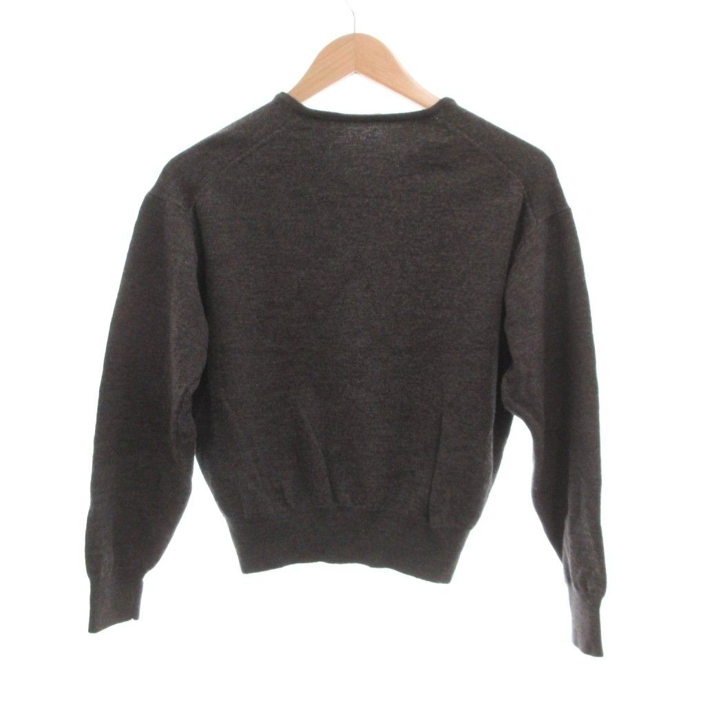 90s LACOSTE ラコステ 文字ワニ ウール アクリル ニット セーター ラコステ LACOSTE 文字ワニ ニット セーター ウール 長袖 Vネック ロゴ