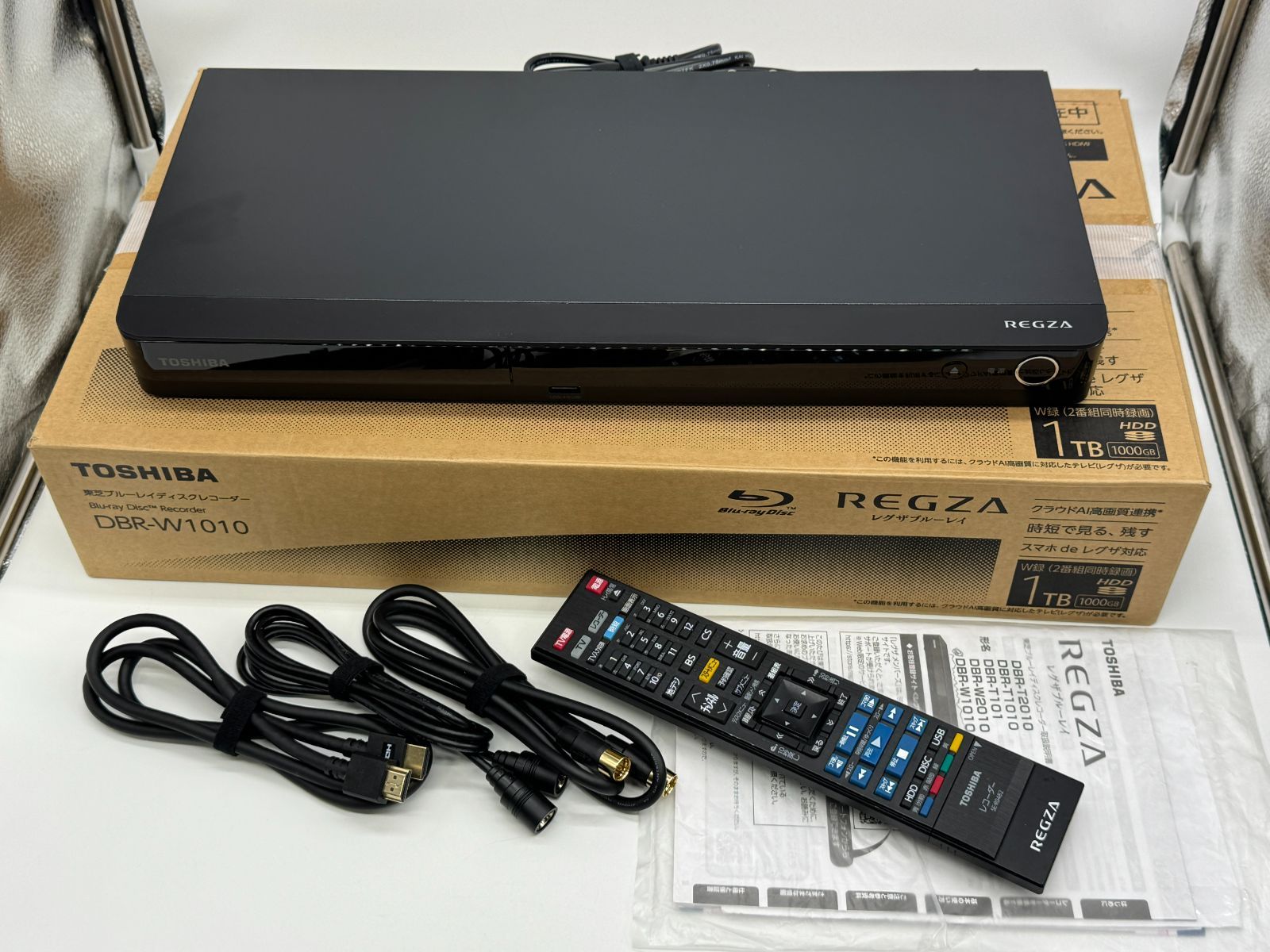 東芝 REGZA レグザ DBR-W1010 ブルーレイディスクレコーダー 1TB 中古