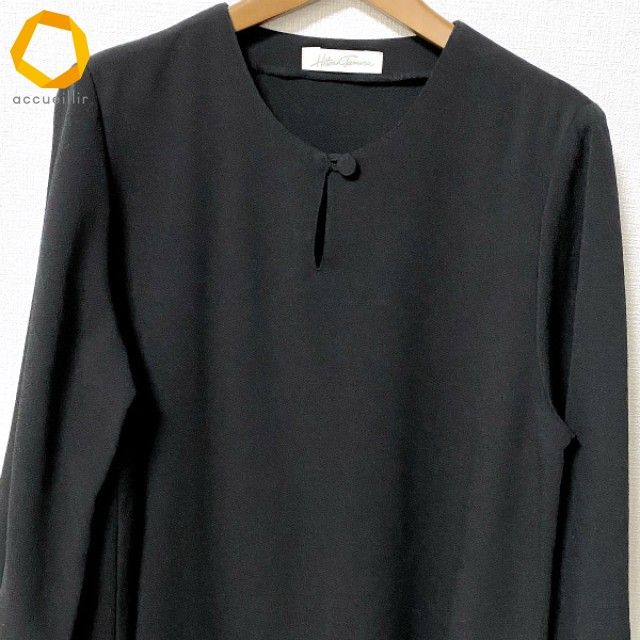 anc ヒトシタムラ HITOSHI TAMURA 詩仙堂 チュニック 黒 ベージュ