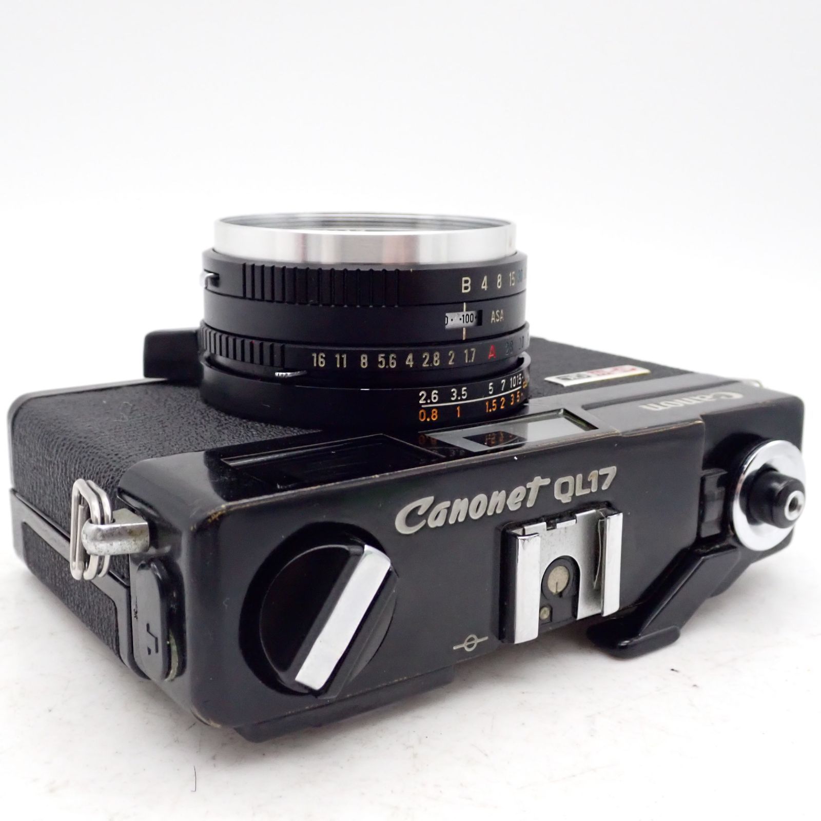 良品 Canon Canonet QL17 G-III G3 ブラックペイント 40mm f1.7 レンジ