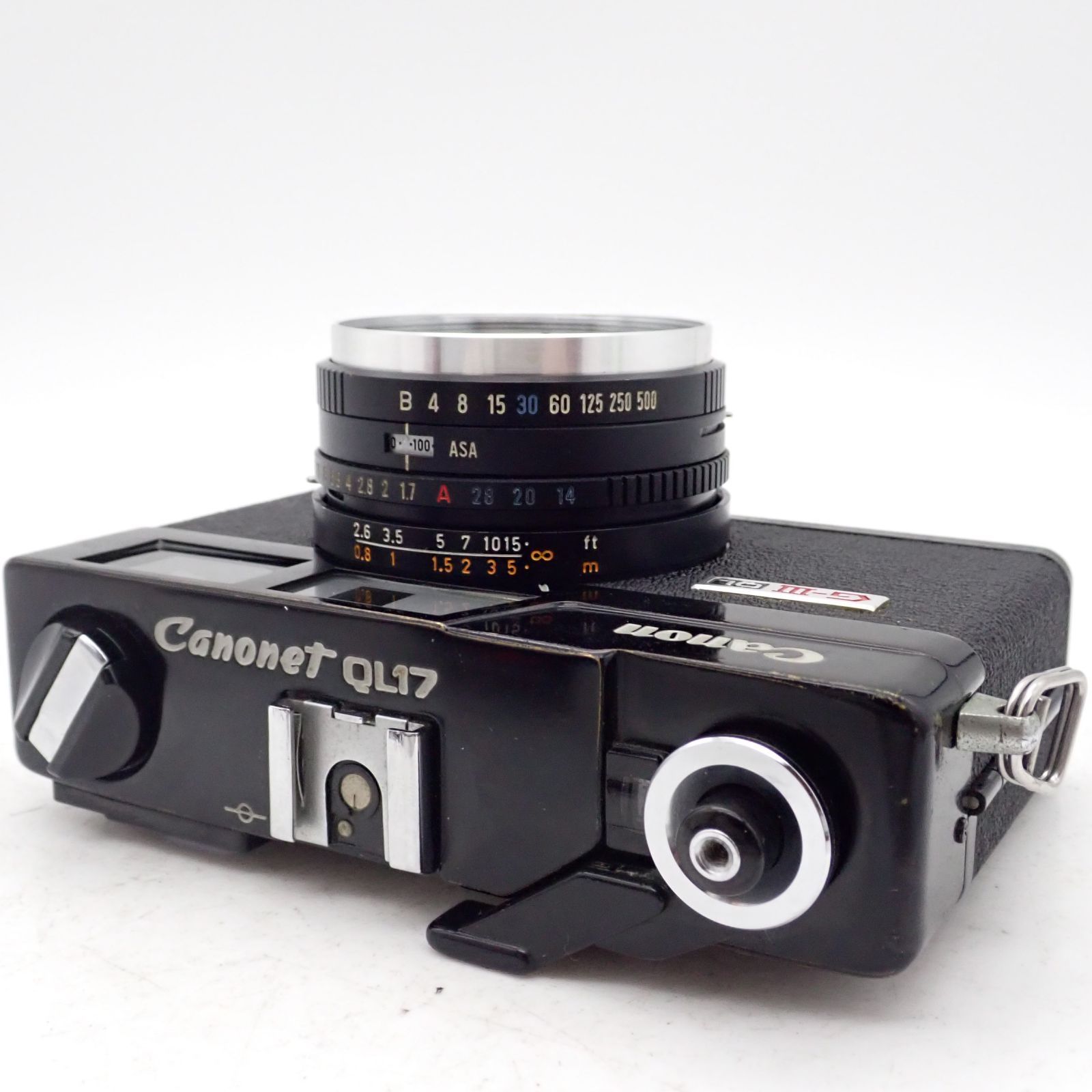 良品 Canon Canonet QL17 G-III G3 ブラックペイント 40mm f1.7 レンジ