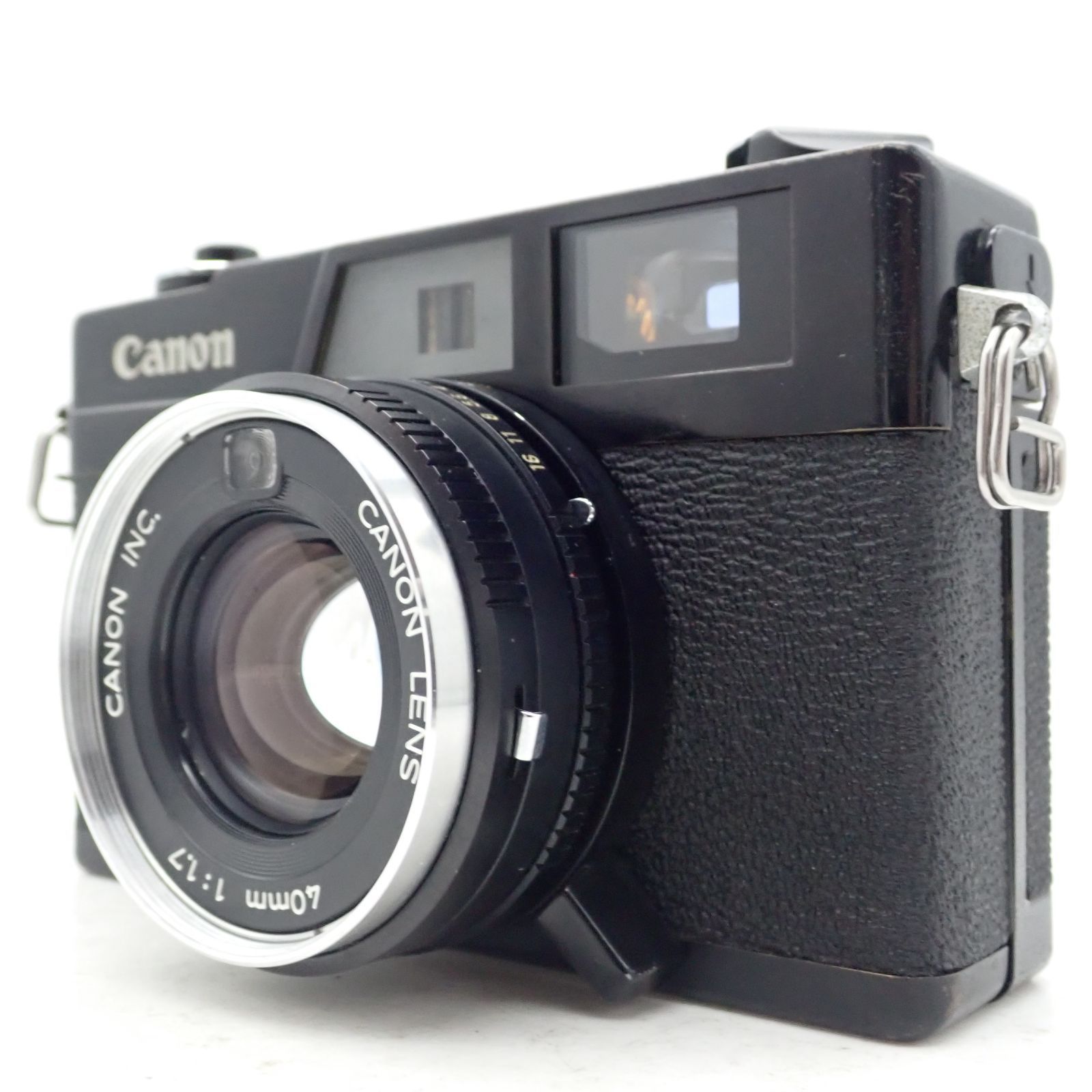 良品 Canon Canonet QL17 G-III G3 ブラックペイント 40mm f1.7 レンジ