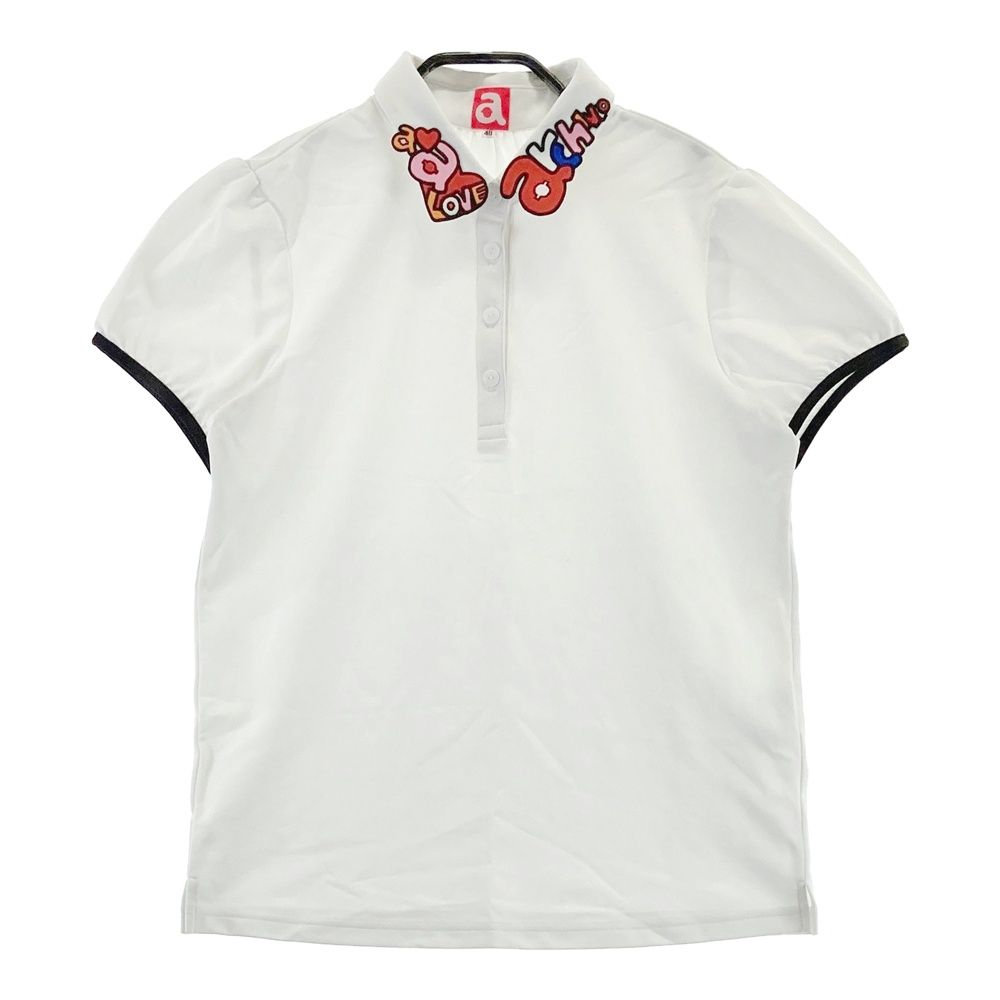 サイズ：40 ARCHIVIO アルチビオ 半袖ポロシャツ ホワイト系