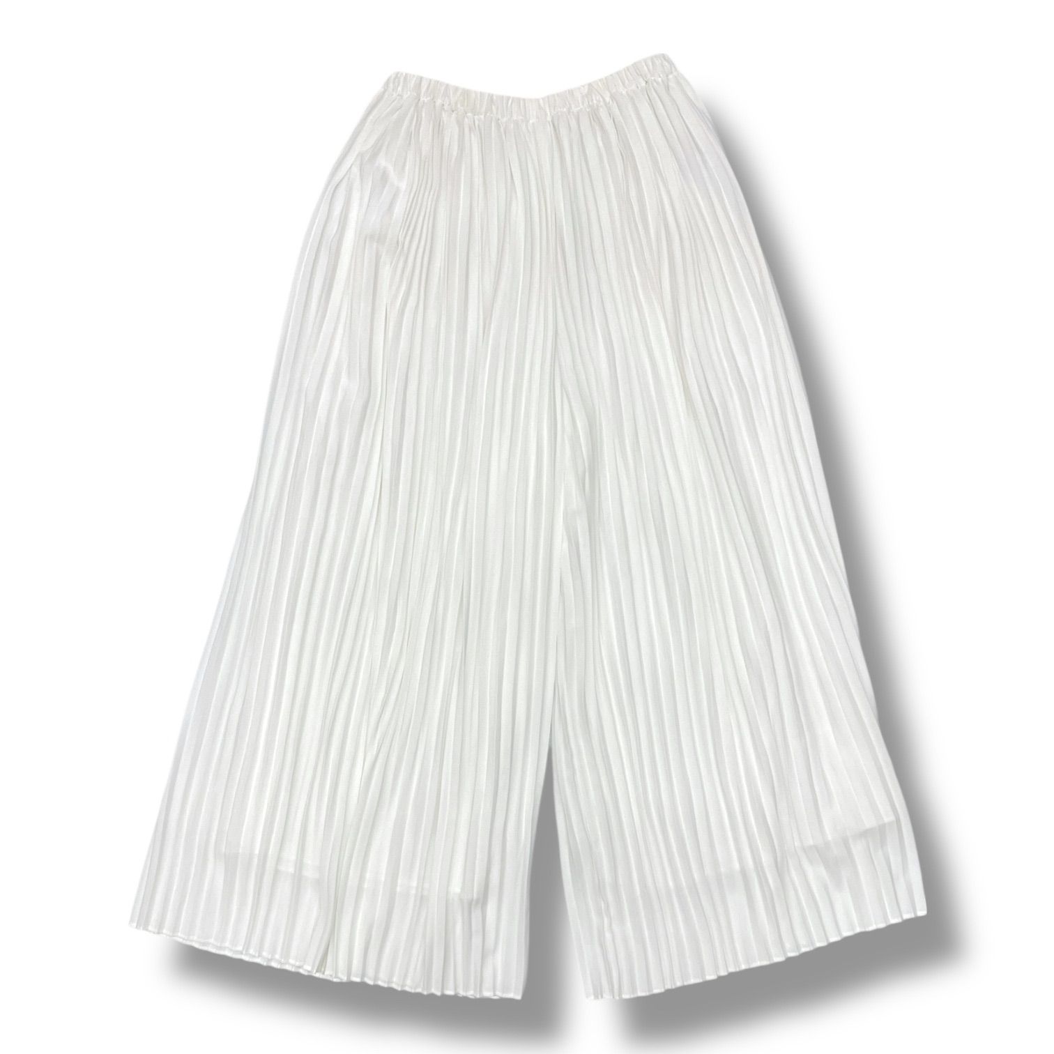 ENFOLD エンフォルド PEライトクロス プリーツワイドゴムTROUSERS 