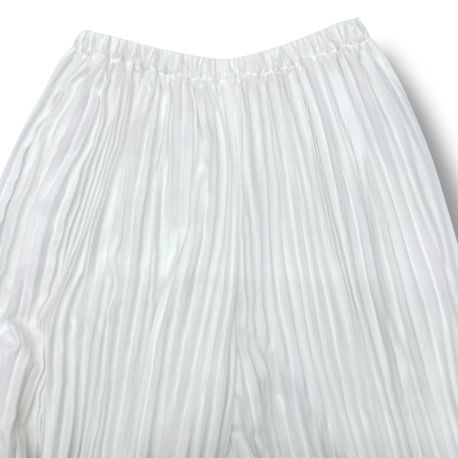ENFOLD エンフォルド PEライトクロス プリーツワイドゴムTROUSERS 