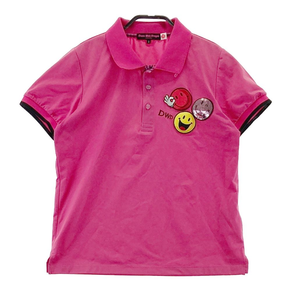 サイズ：2 DANCE WITH DRAGON ダンスウィズドラゴン 半袖ポロシャツ