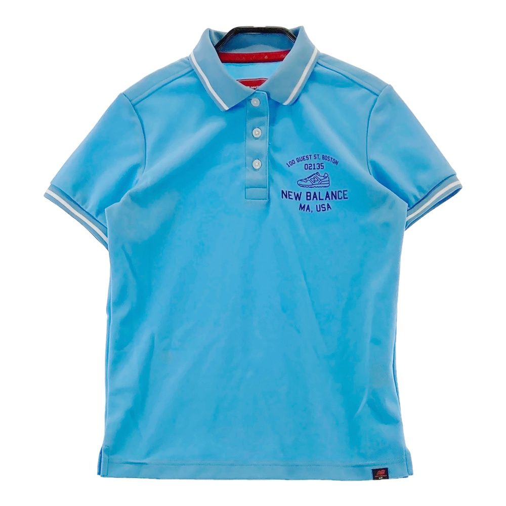 サイズ：0 NEW BALANCE GOLF ニューバランス 半袖ポロシャツ ブルー系