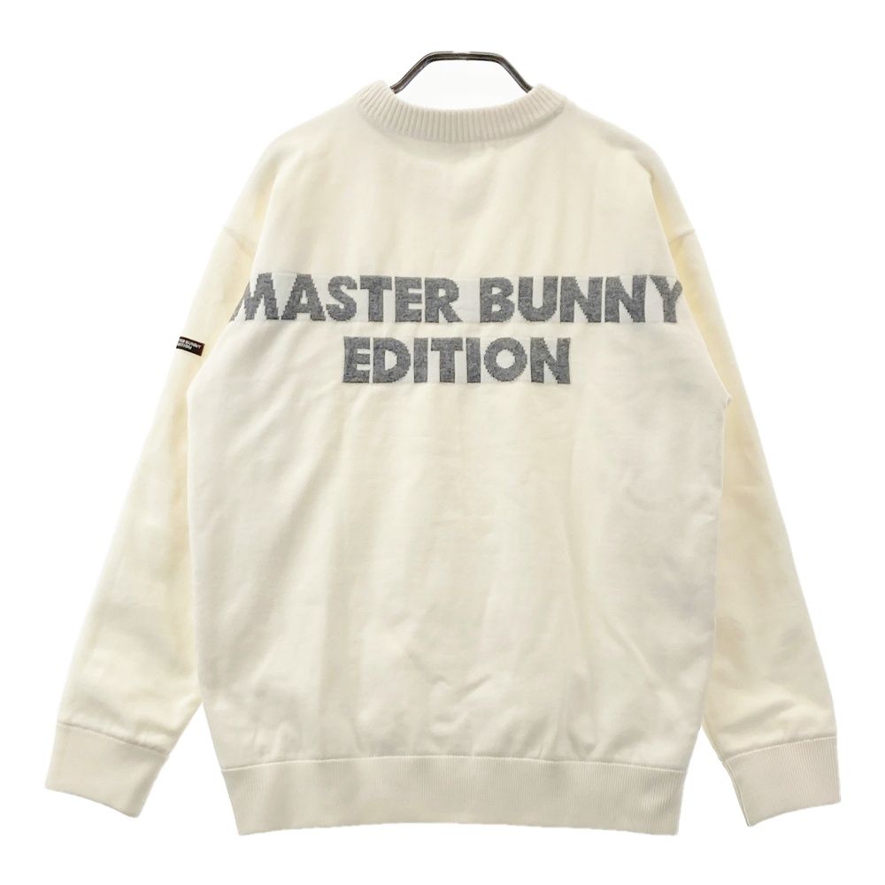 マスターバニー　ゴルフ　サイズ4 ホワイト　ニット サイズ：4 MASTER BUNNY EDITION マスターバニーエディション 裏地付き