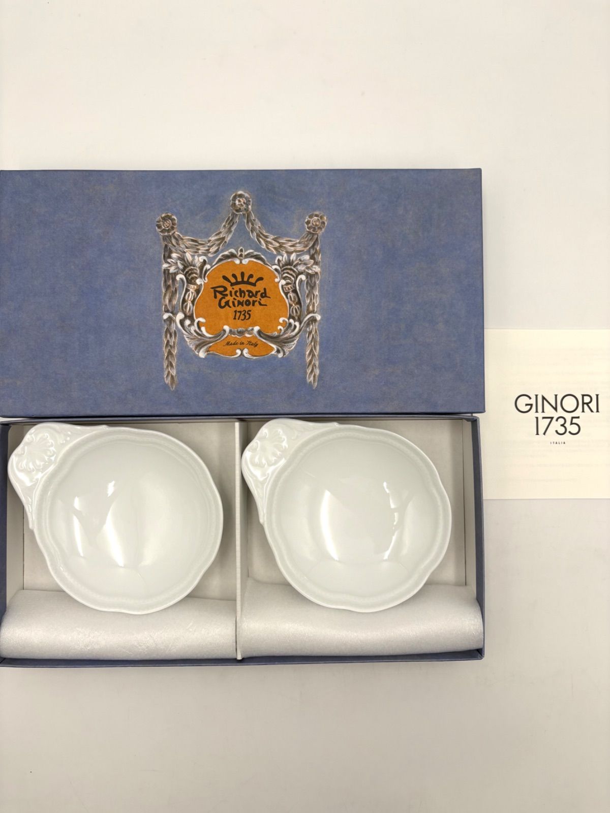 未使用保管品 Richard Ginori リチャードジノリ ボンジョルノホワイト