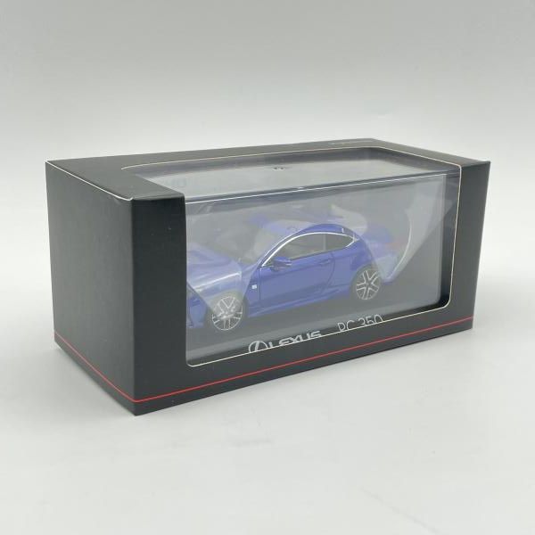 中古】京商 1/43 レクサス RC 350 F スポーツ (ヒートブルー