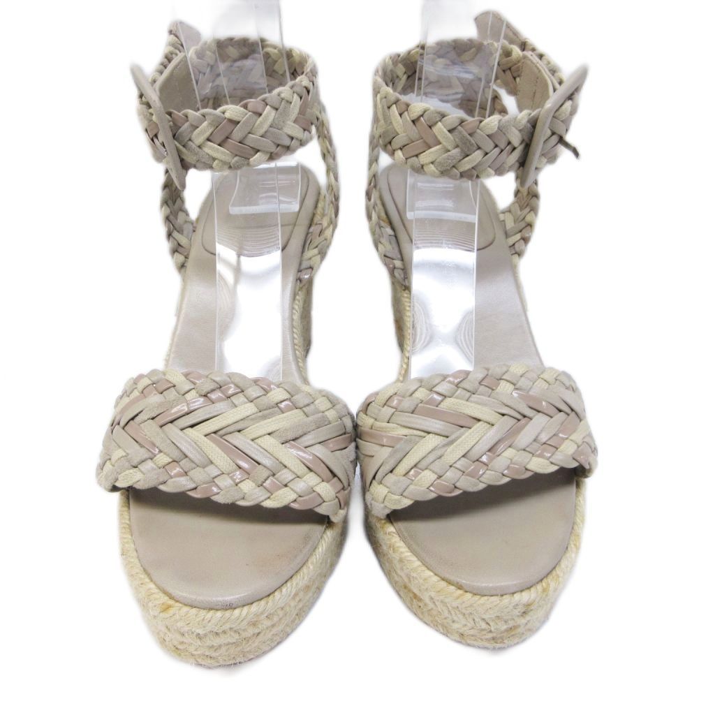 エルメス HERMES イネス エスパドリーユ サンダル ウェッジソール 厚底
