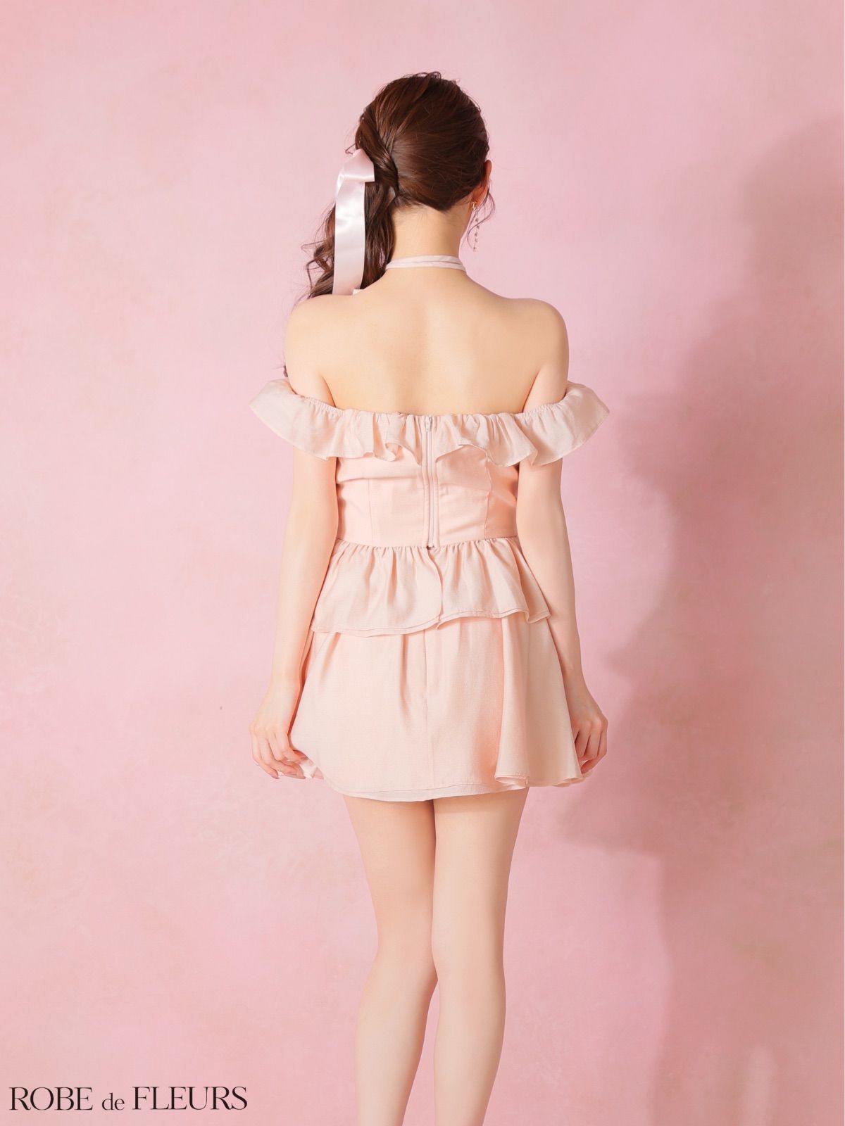 ピンク [FM3484-P-2601] fm3484 【ROBE de FLEURS/ローブドフルール