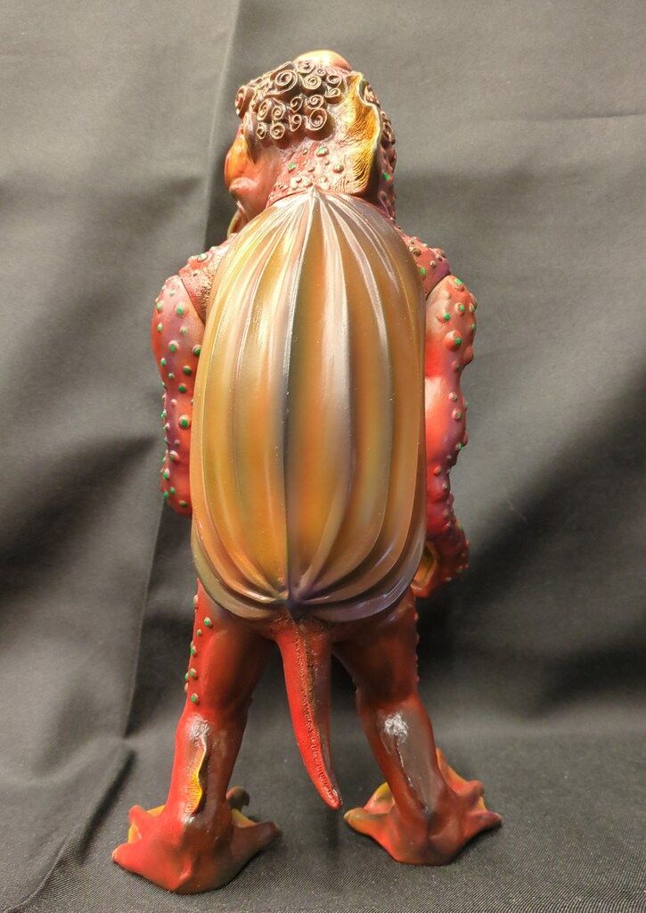 シカルナ・工房 幻獣ソフトシリーズ 渇覇(カッパ/オレンジ成型/緑塗装