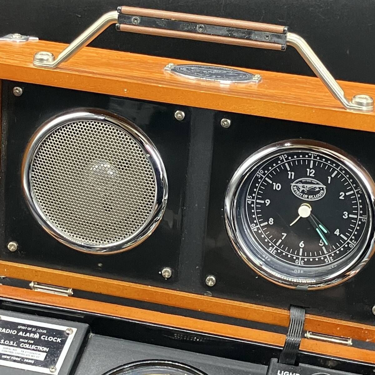 スピリット オブ セントルイス ※訳あり AM/FMラジオ アラーム時計