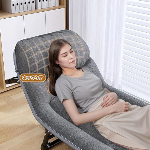 シングル折りたたみベッド 軽量簡易ベッド コンパクト収納 室内外兼用