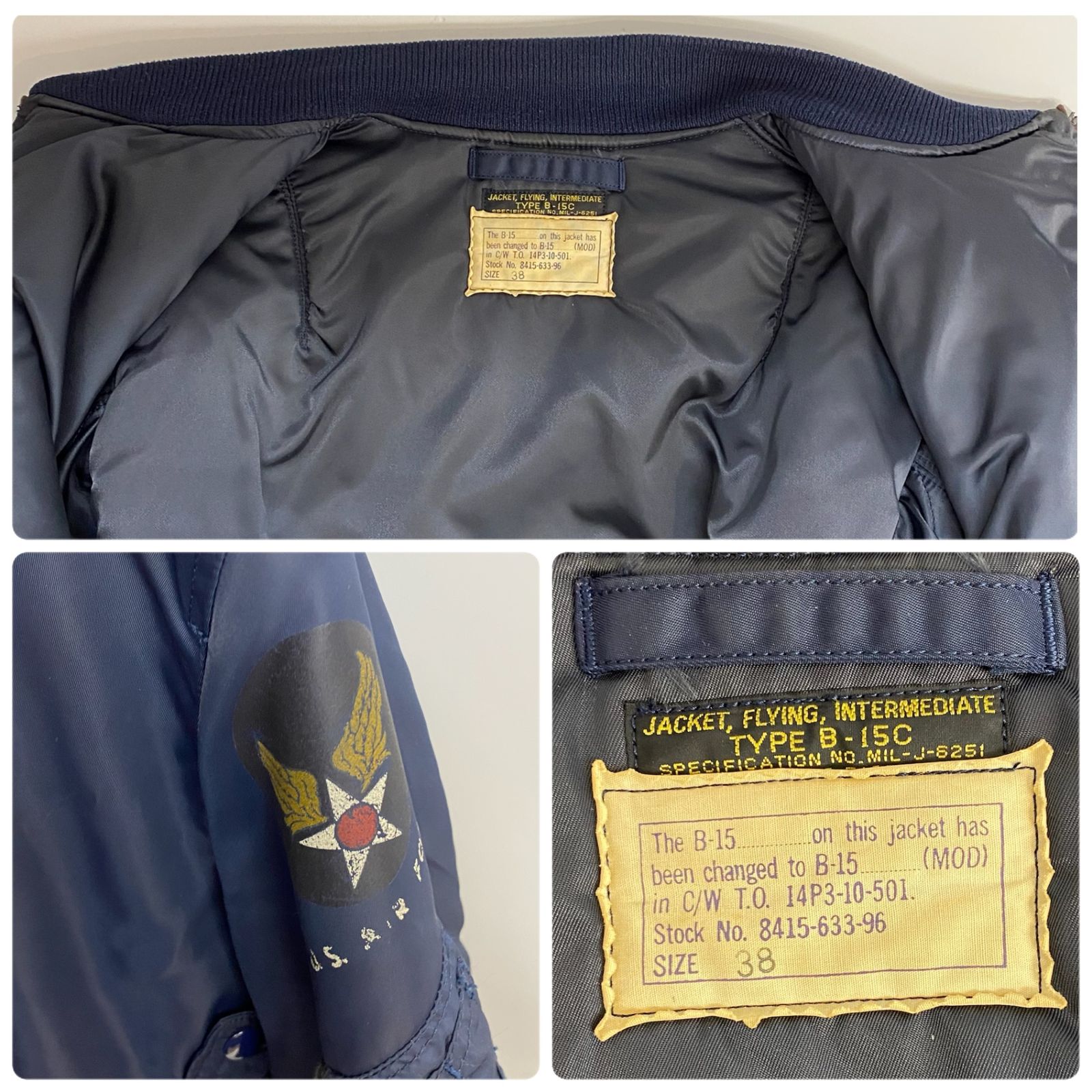 フェローズ PHERROW'S B-15C MOD フライト ジャケット ジャケット