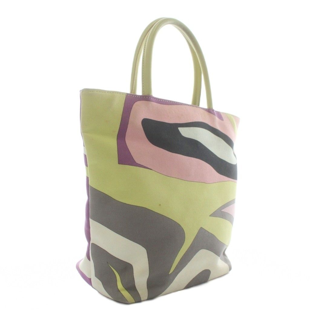 エミリオプッチ EMILIO PUCCI トートバッグ ハンド キャンバス 総柄