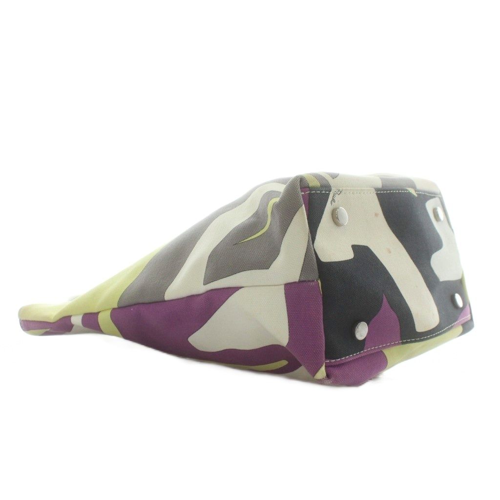 エミリオプッチ EMILIO PUCCI トートバッグ ハンド キャンバス 総柄