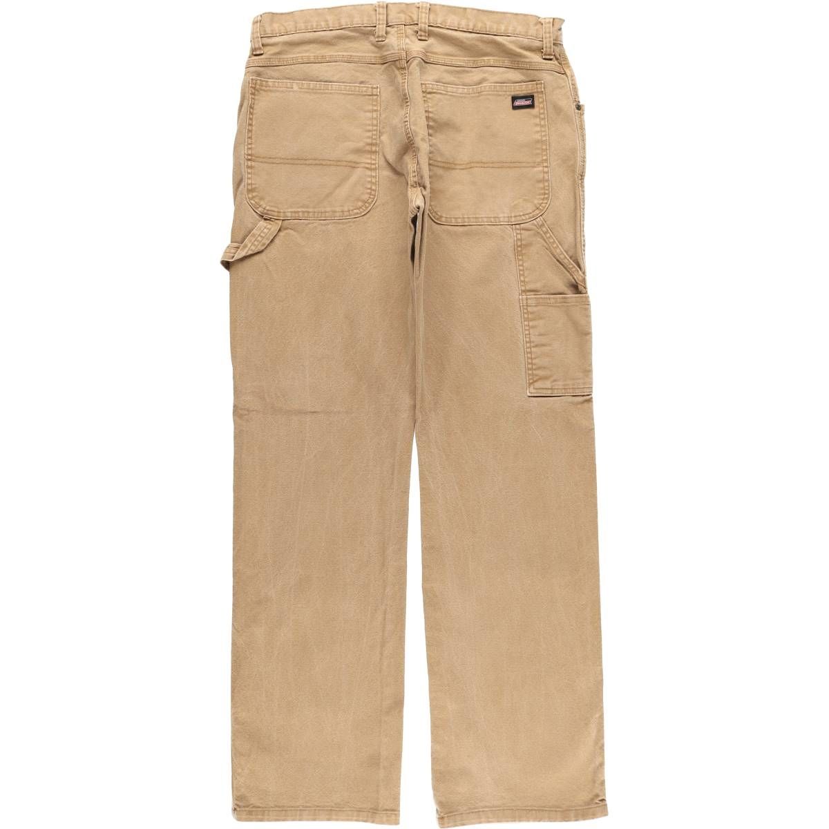 古着 Dickies ダックペインター ディッキーズ ブラウンダック ストリート 古着 ディッキーズ Dickies ダックペインターパンツ メンズw34相当