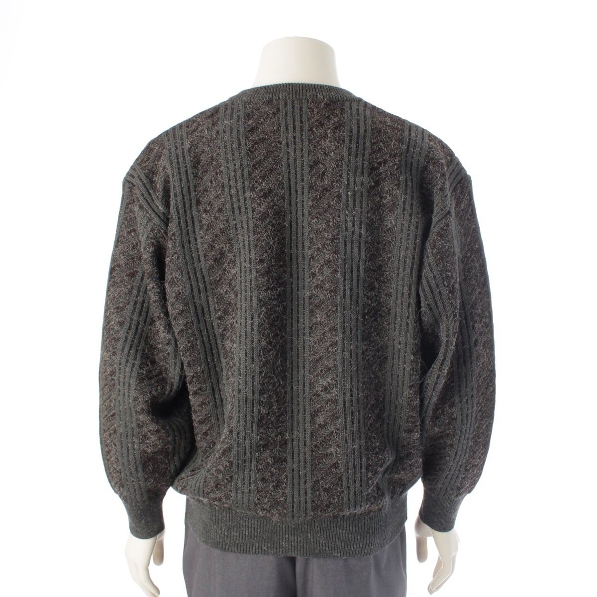 メンズ 美品 80s ISSEY MIYAKE イッセイミヤケ 筆タグ カーディガン