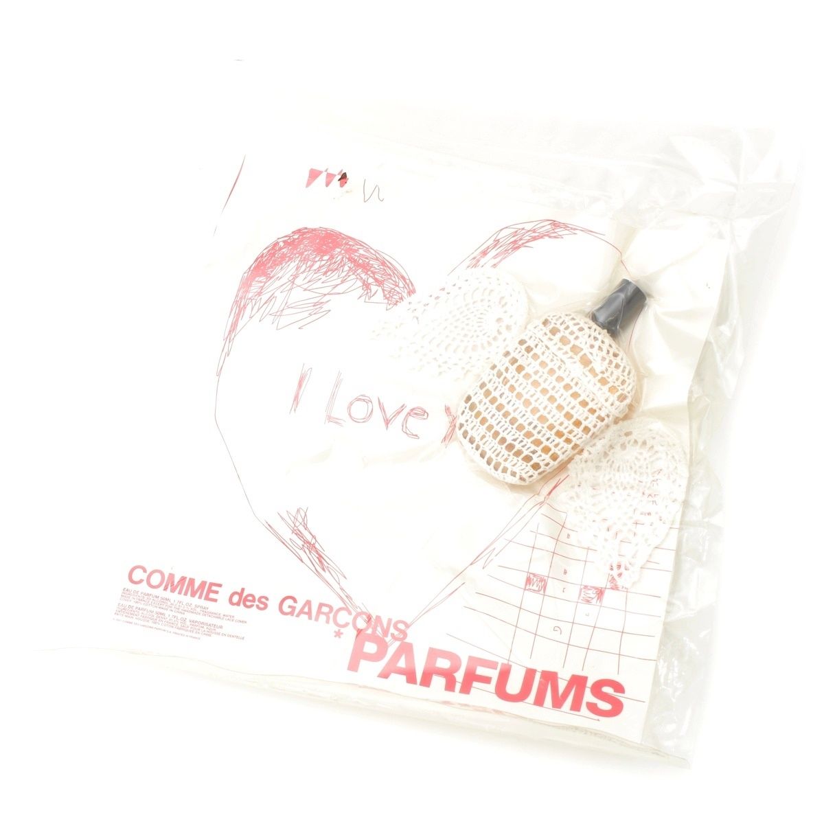 コムデギャルソン パルファム 真空パック 50ml 香水 ホワイト【中古 