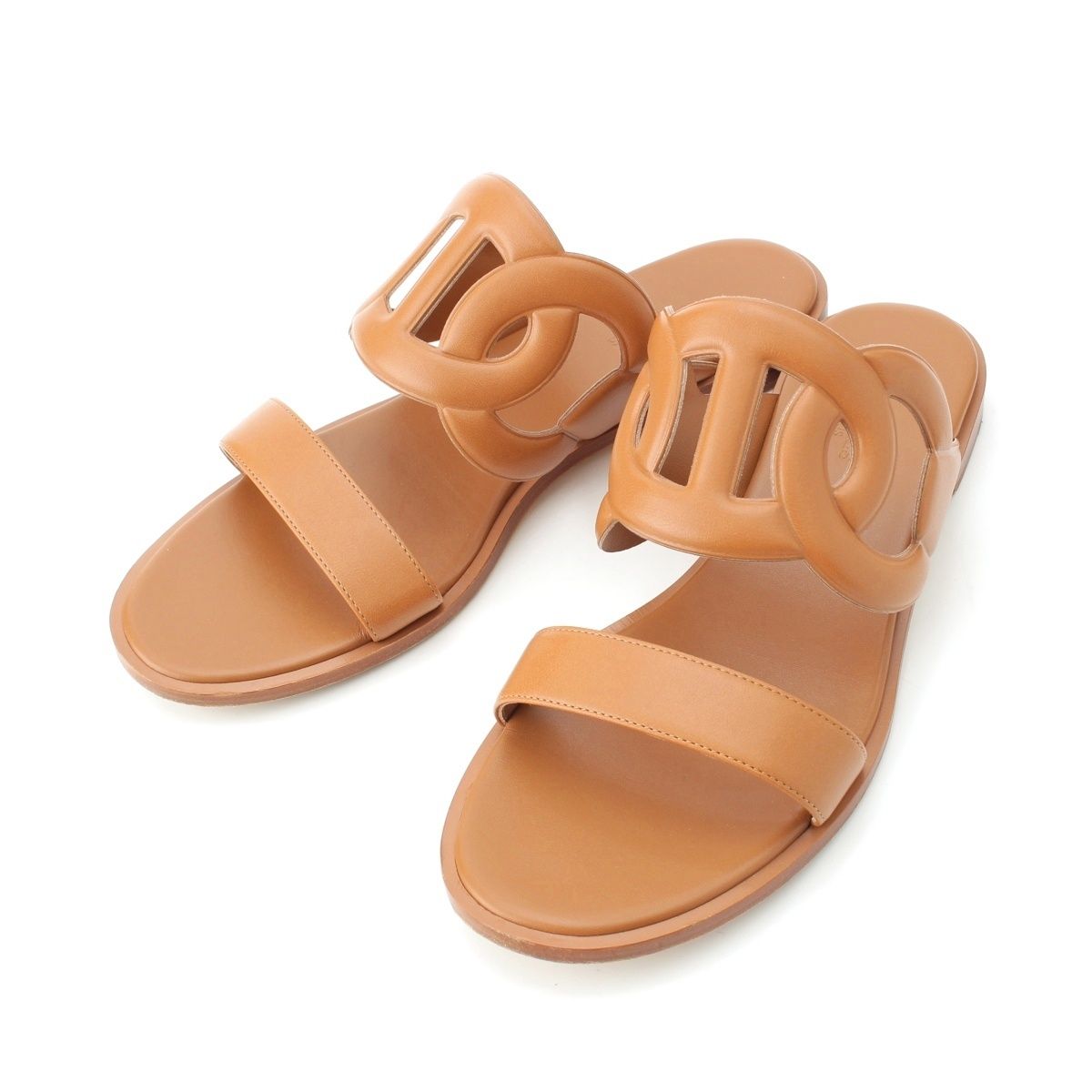 エルメス 25AW ラグーヌ シェーブルヴェロア ナッパレザー