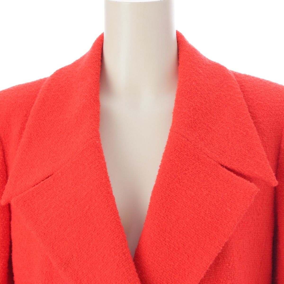 シャネル 97C ウール×ナイロン ココボタン ツイード テーラード