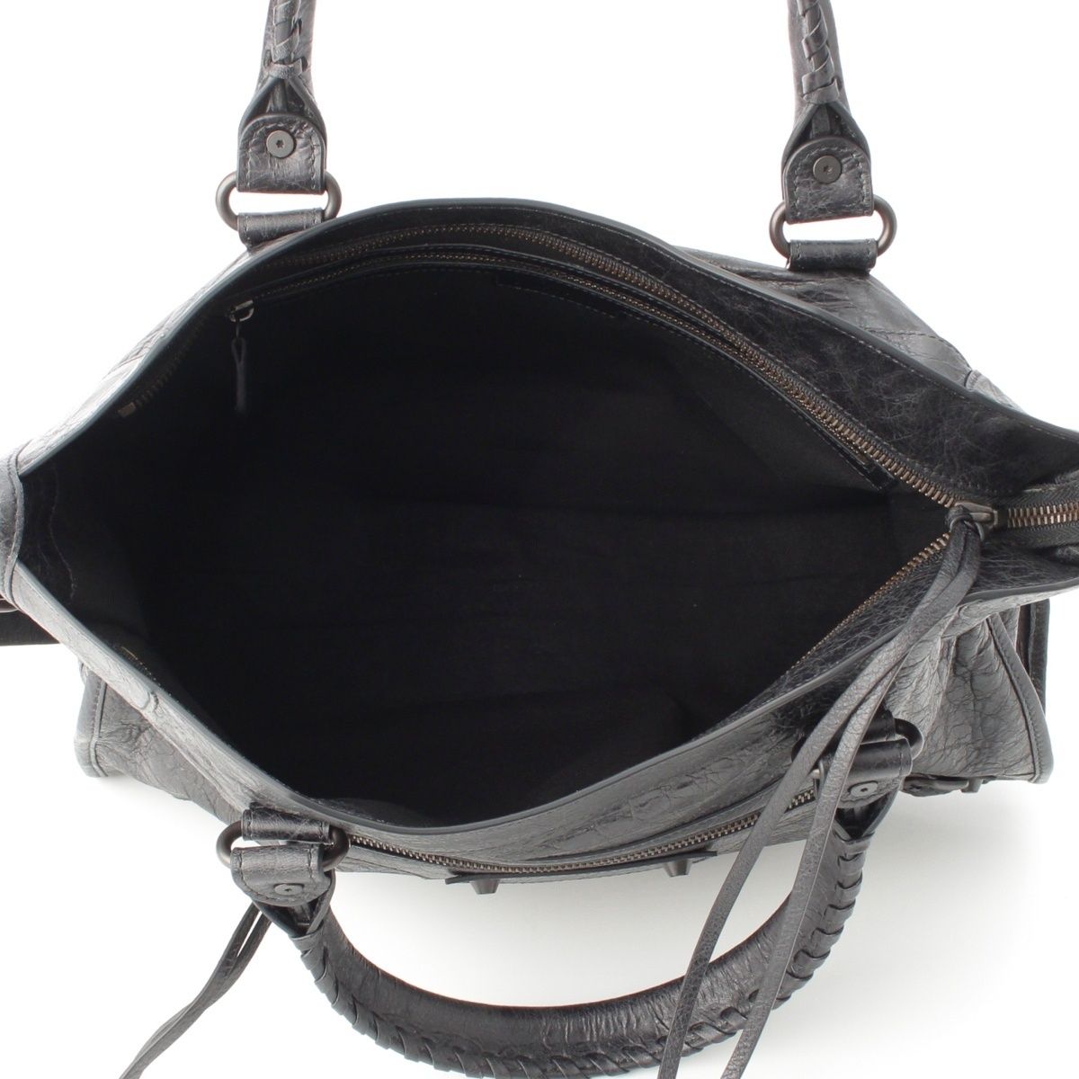 Balenciaga ヴィンテージ加工　バック バレンシアガ ル シティ レザー ヴィンテージ加工 ハンドバッグ 2WAY