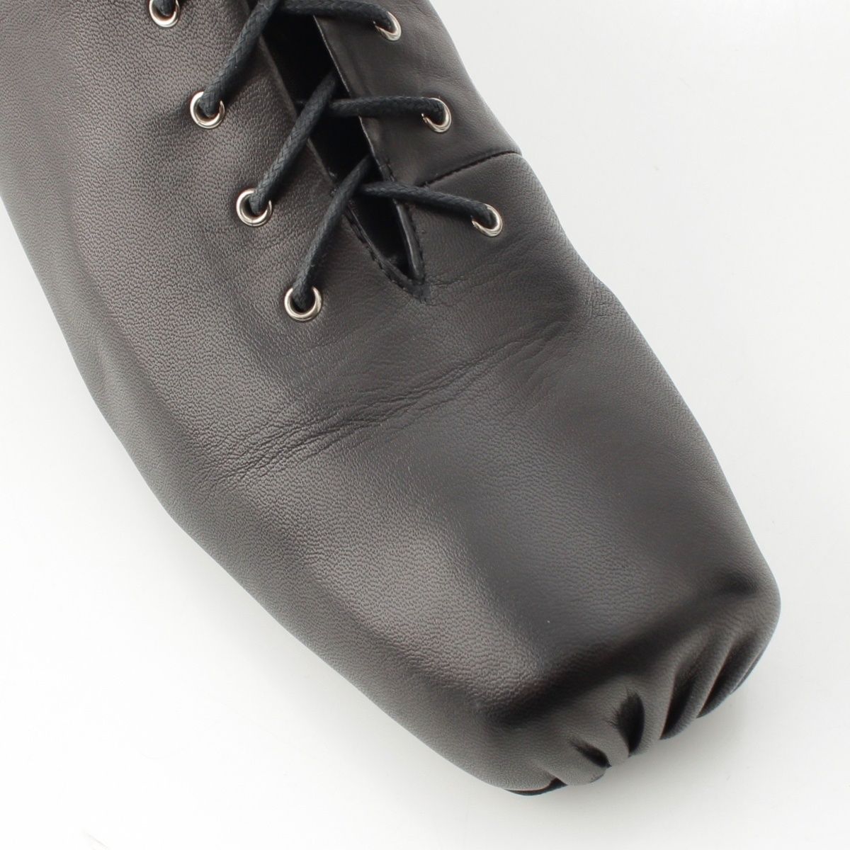 ジルサンダー レザー サイドゴア スクエアトゥ アンクレット レース