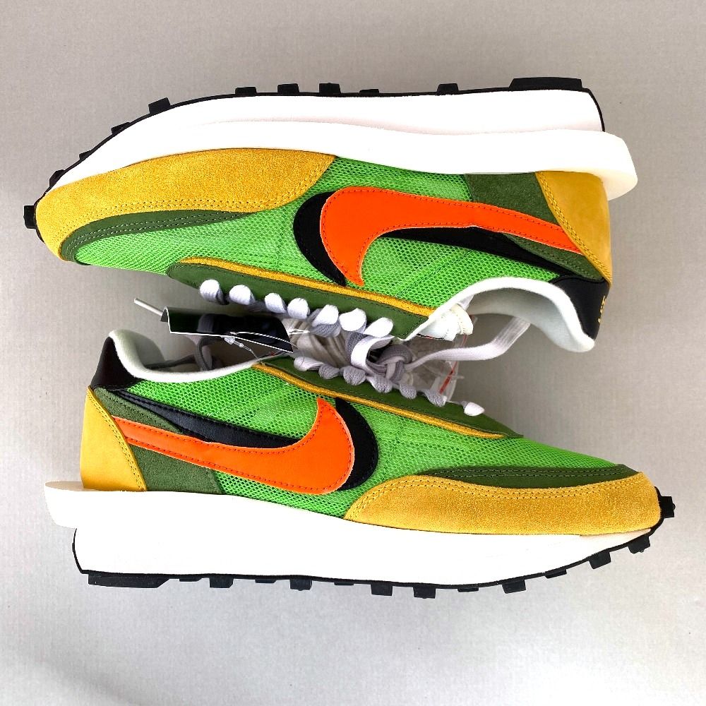 03w23915【タグ/箱付き美品】sacai × Nike LDV Waffle Green サカイ