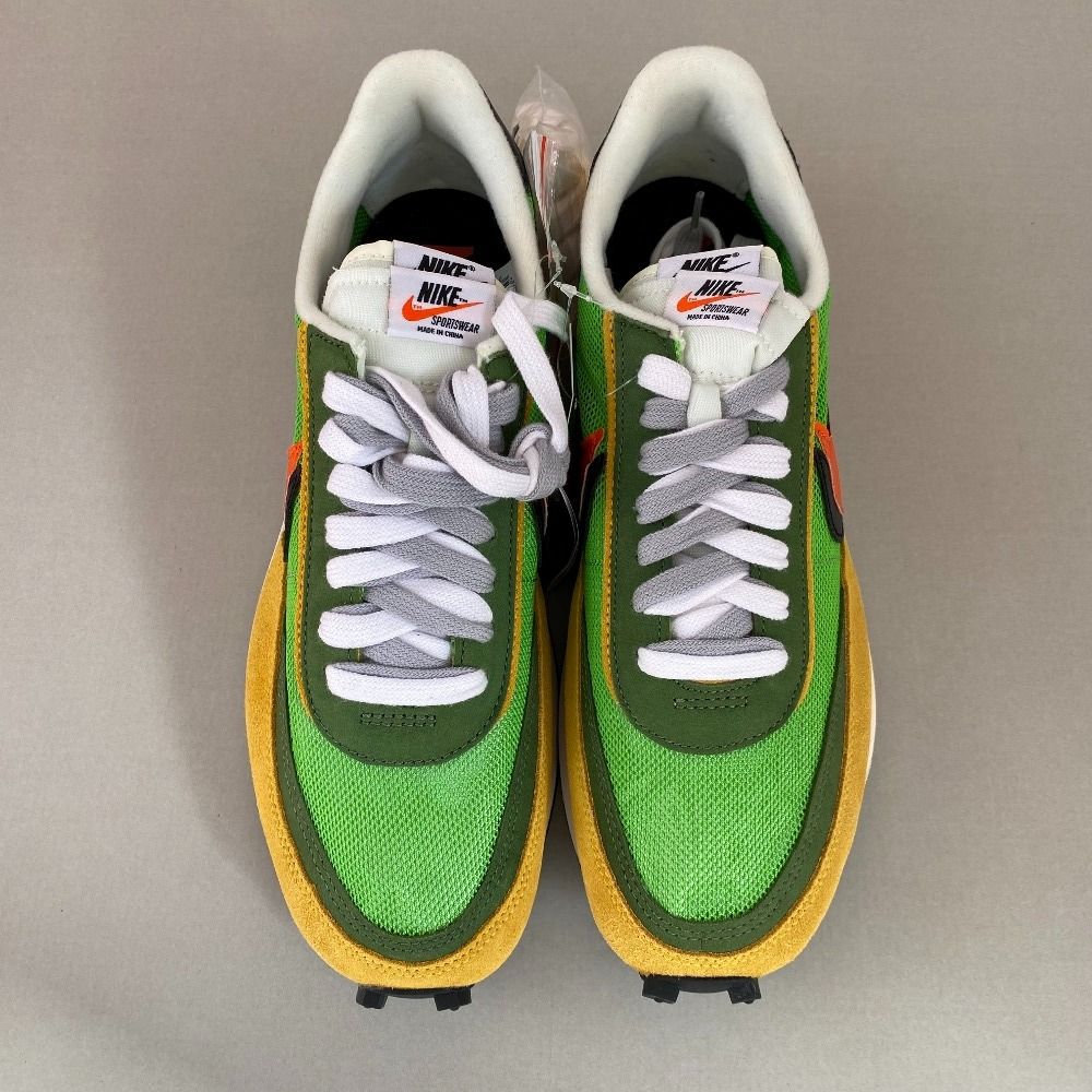 03w23915【タグ/箱付き美品】sacai × Nike LDV Waffle Green サカイ