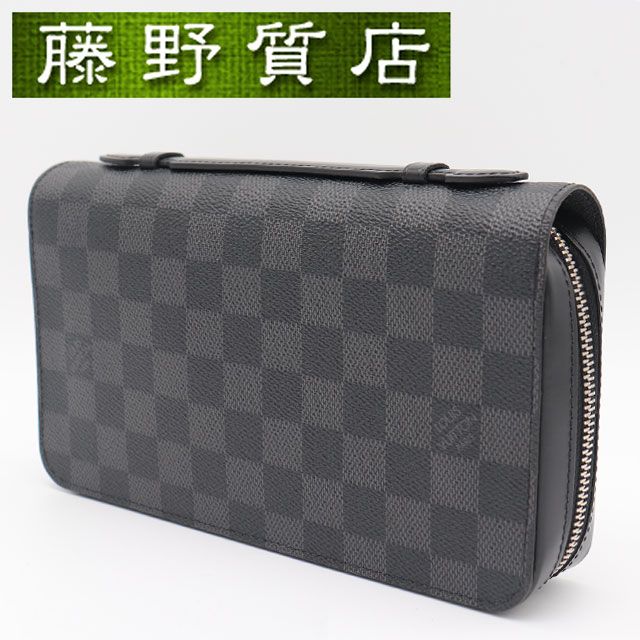 ルイヴィトン LOUIS VUITTON ジッピーXL ダミエグラフィット ブラック