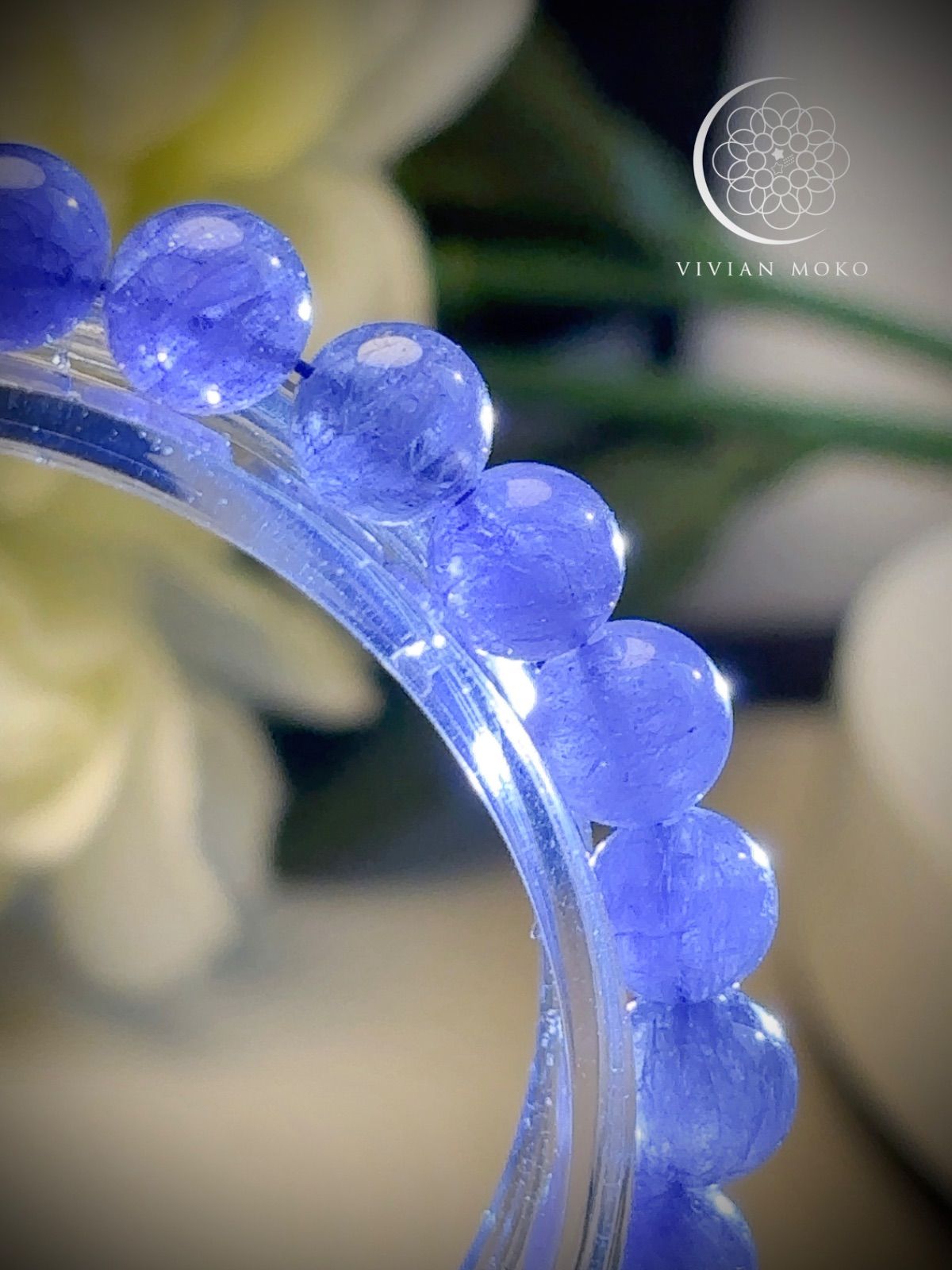 1点物‼️💎天然石✨️希少✨️宝石品質✨️鑑定書付き✨️ 蒼紫の輝石