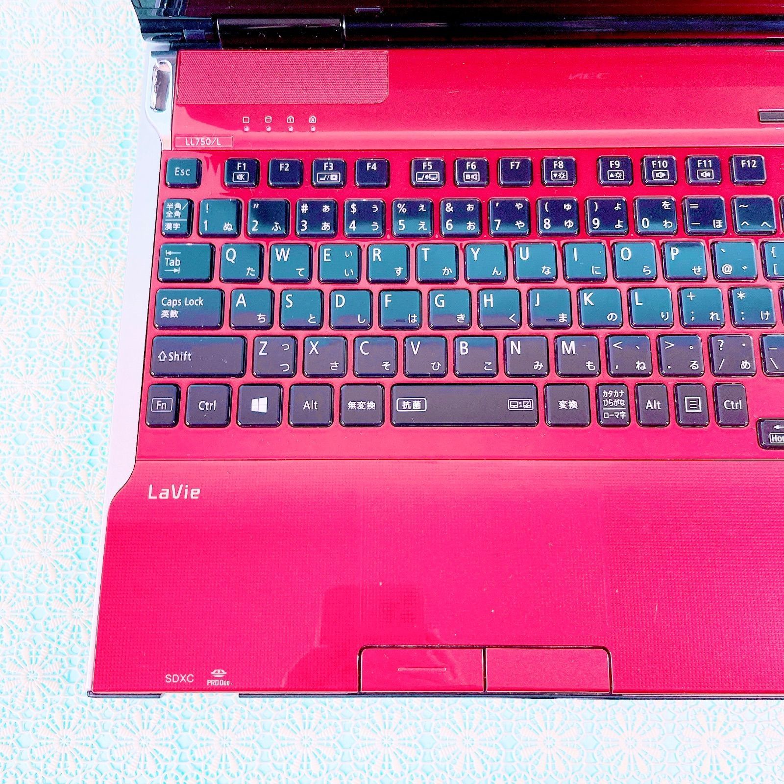 美品✨️高性能Corei7✨️おしゃれ赤✨️ノートパソコン！大容量1TB