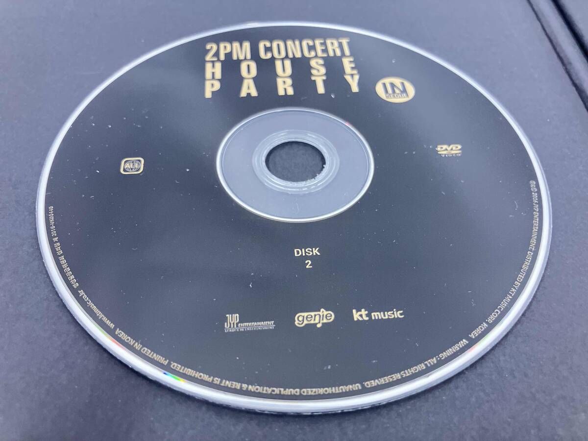 2PM CONCERT HOUSE PARTY DVD 本編のみ 2PM CONCERT HOUSE PARTY DVD