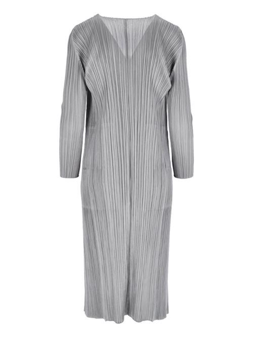 PLEATS PLEASE ISSEY MIYAKE プリーツロングカーディガン 送料無料