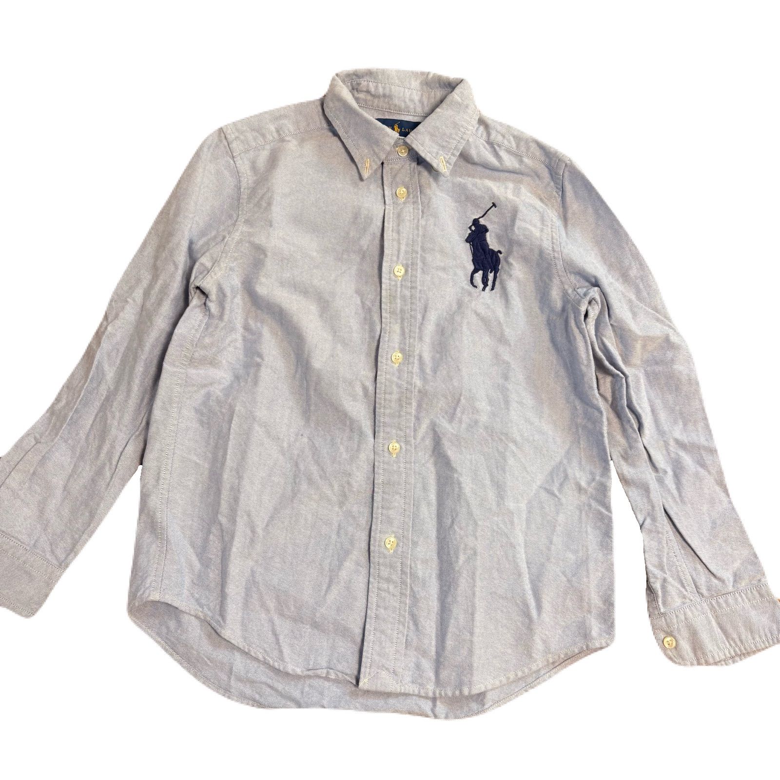 ラルフローレン シャツ 7 ビッグポニー ワンポイント 刺繍 130cm