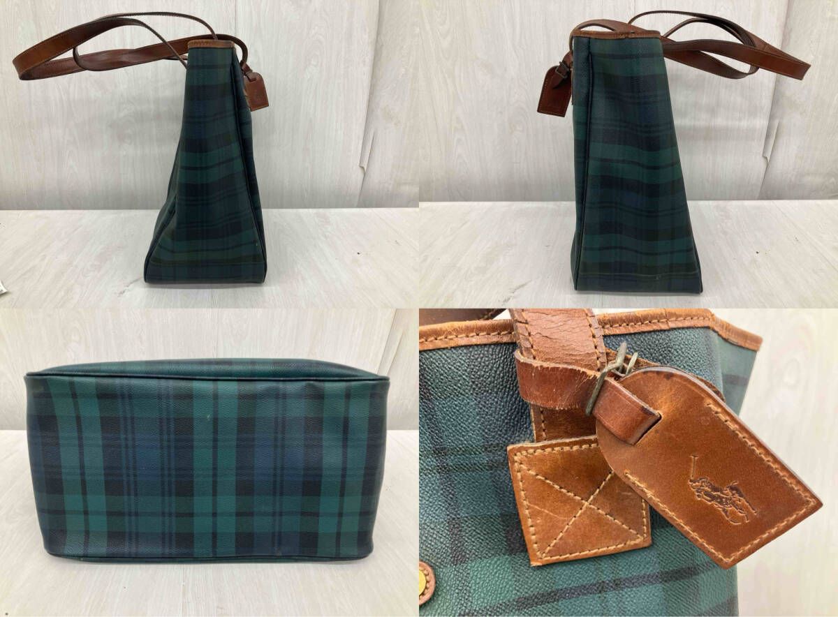 PORO RALPH LAUREN ポロラルフローレン トートバッグ PVCレザー